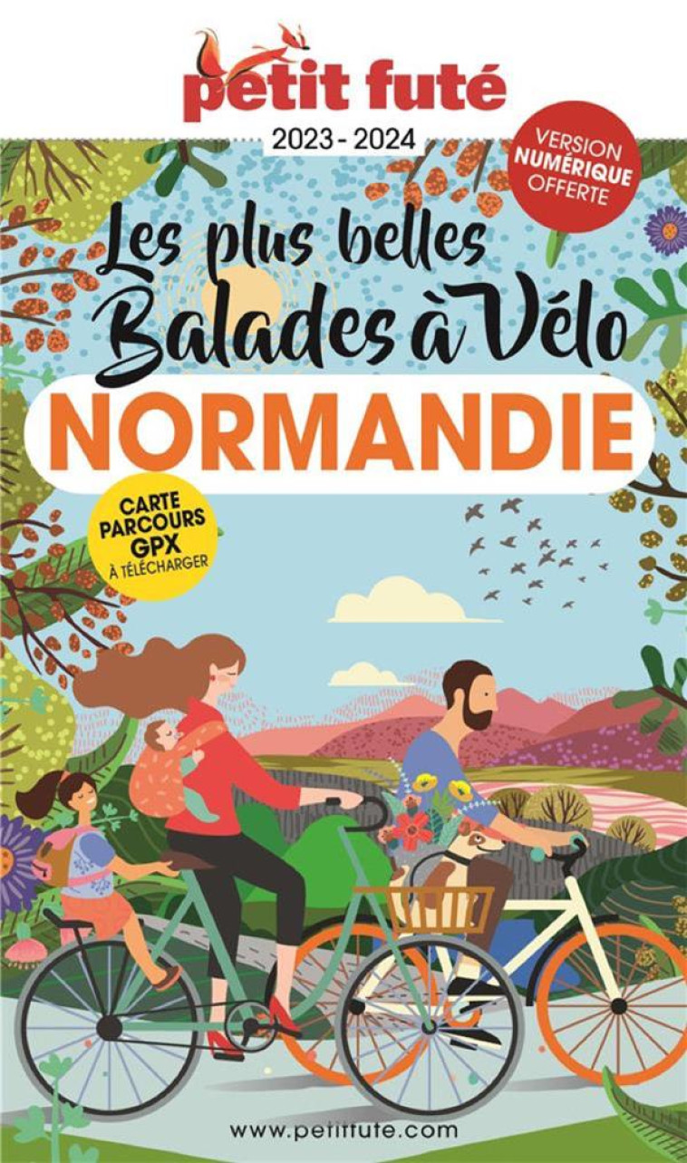 GUIDE BALADES A VELO NORMANDIE 2023 PETIT FUTE - AUZIAS D. / LABOURDE - PETIT FUTE