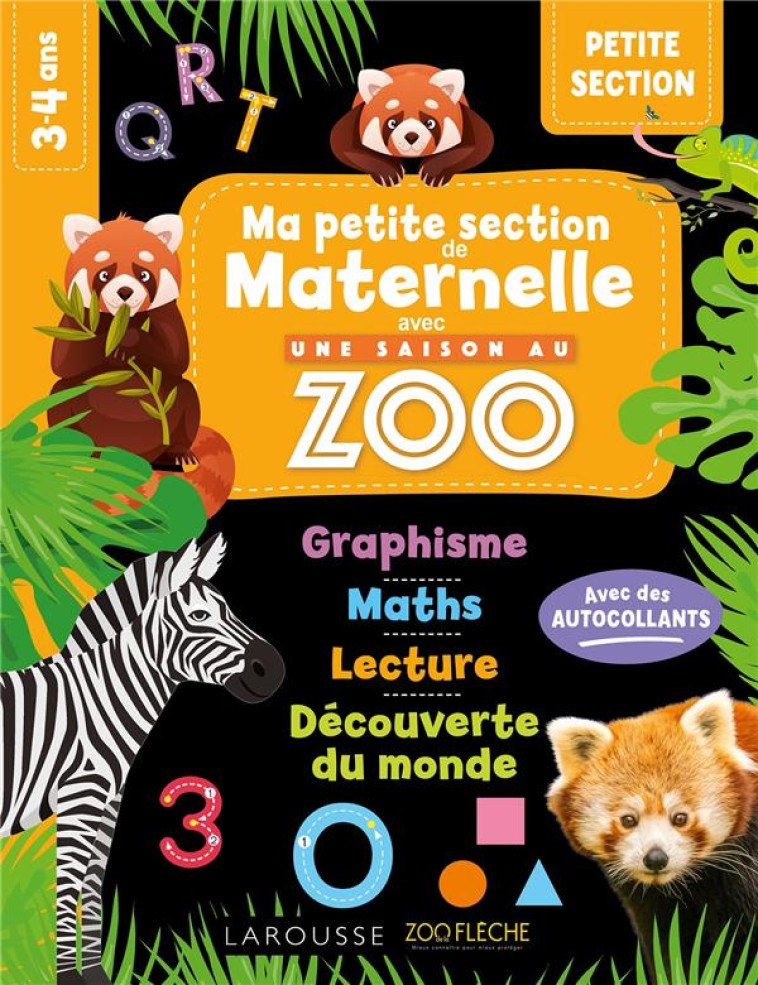 MA MATERNELLE AVEC UNE SAISON AU ZOO - PETITE SECTION - COLLECTIF - LAROUSSE