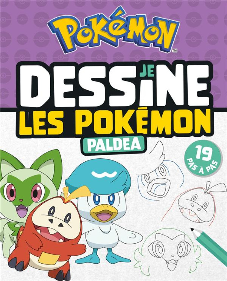 POKEMON - JE DESSINE LES POKEMON DE PALDEA - THE POKEMON COMPANY - HACHETTE