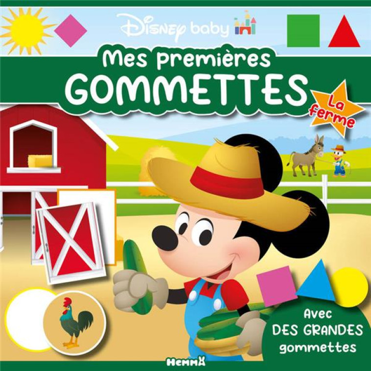 DISNEY BABY - MES PREMIERES GOMMETTES - LA FERME - AVEC DES GRANDES GOMMETTES - COLLECTIF - NC