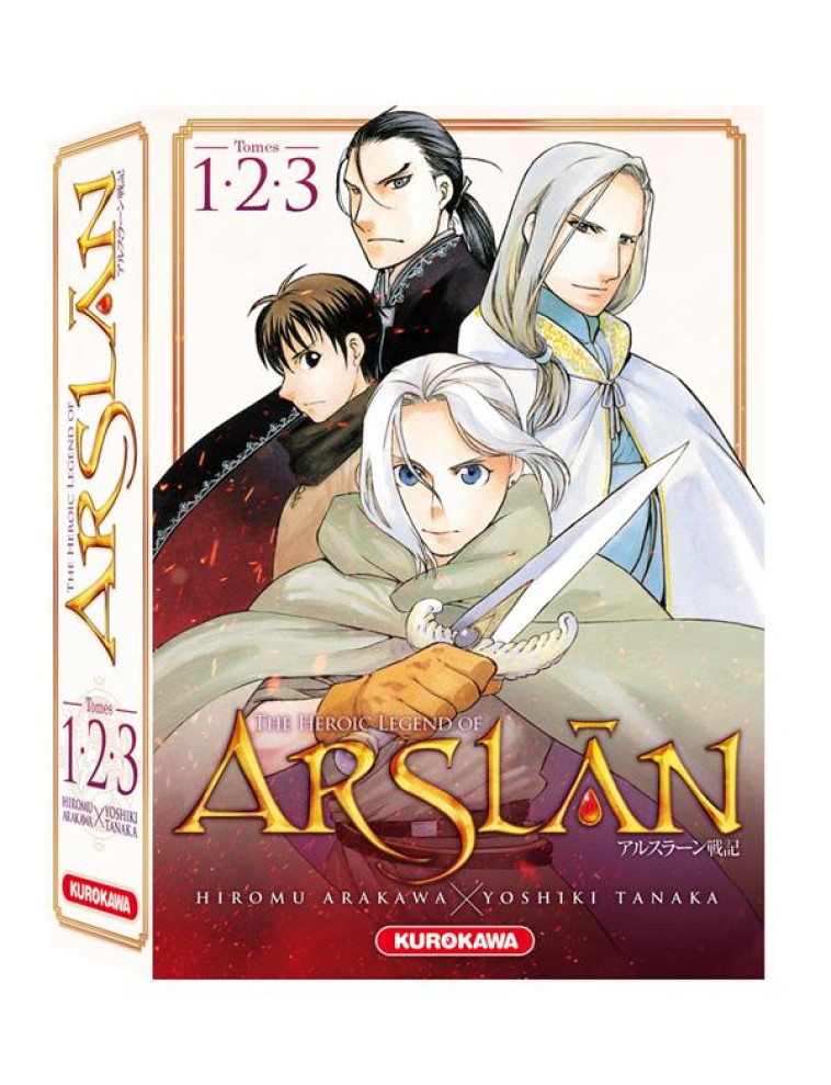 COFFRET ARSLAN 1-2-3 - TANAKA/ARAKAWA - KUROKAWA