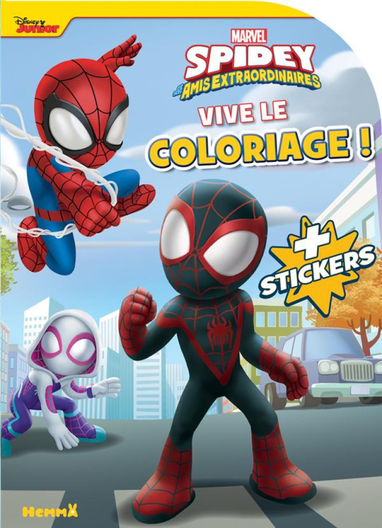 MARVEL SPIDEY ET SES AMIS EXTRAODINAIRES - VIVE LE COLORIAGE ! - COLLECTIF - HEMMA