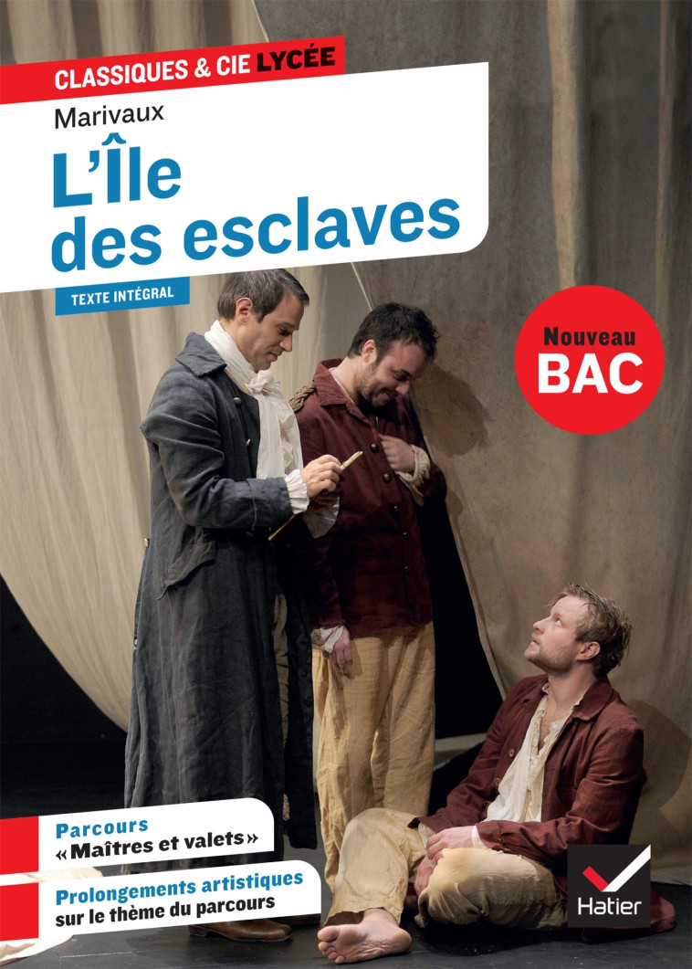 L-ILE DES ESCLAVES (OEUVRE AU PROGRAMME BAC 2024, 1RE TECHNO) - SUIVI DU PARCOURS  MAITRES ET VALET - Sophie Saulnier, Marivaux Marivaux, Pierre Marivaux - HATIER