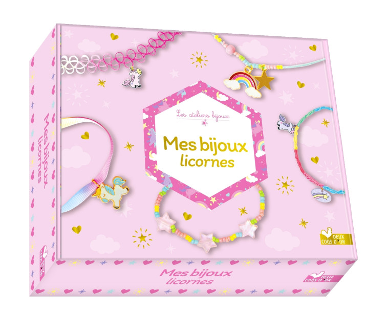 Mes bijoux licornes - coffret avec accessoires - Lazergues Laetitia - DEUX COQS D OR