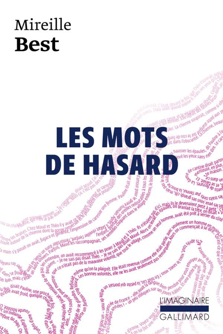 LES MOTS DE HASARD - BEST MIREILLE - GALLIMARD