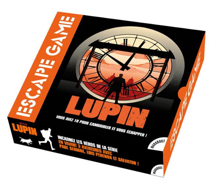 BOITE ESCAPE GAME LUPIN - COLLECTIF - MARABOUT