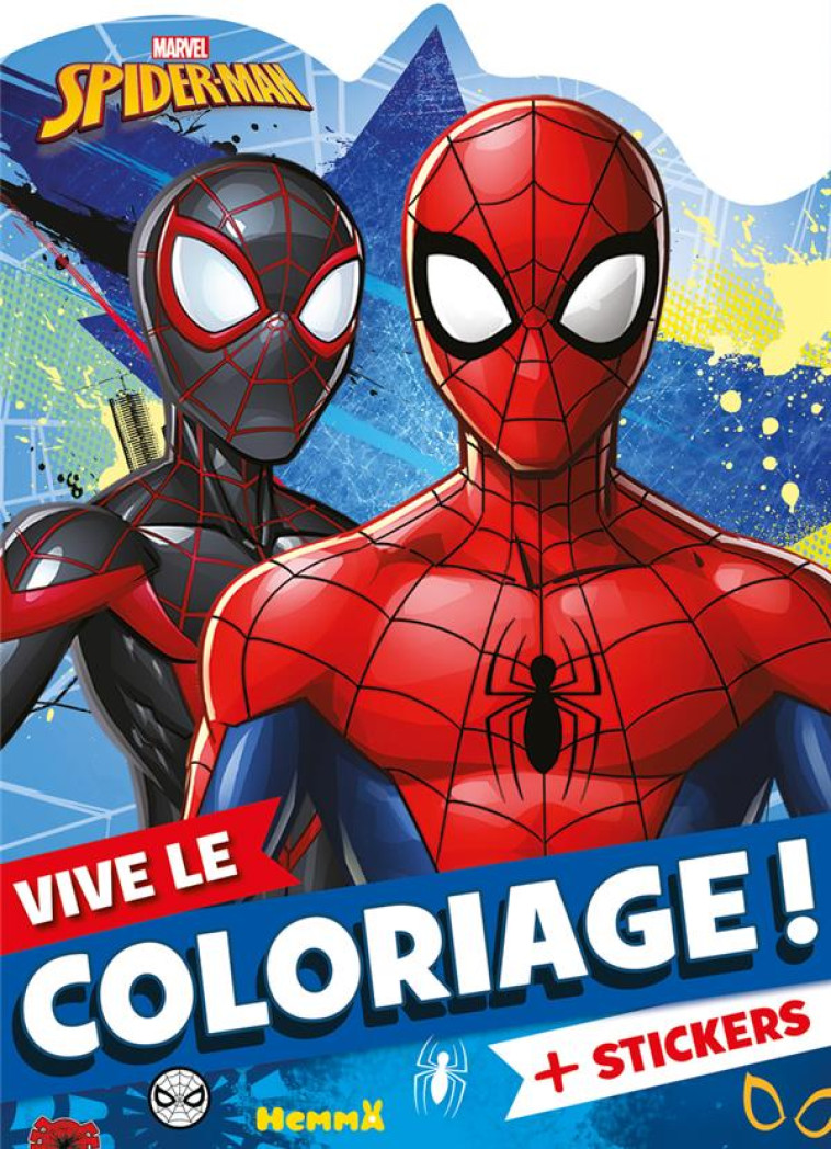 MARVEL SPIDER-MAN - VIVE LE COLORIAGE ! (MILES MORALES ET SPIDER-MAN) - COLLECTIF - HEMMA