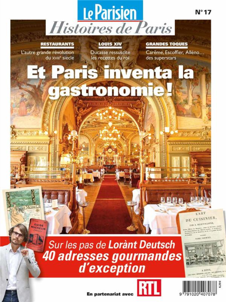 ET PARIS INVENTA LA GASTRONOMIE ! - SUR LES PAS DE LORANT DEUTSCH - COLLECTIF - NC