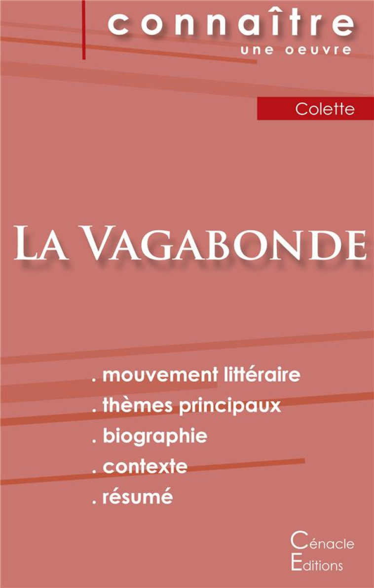 LA VAGABONDE, DE COLETTE - COLETTE - EBOOK MALIN