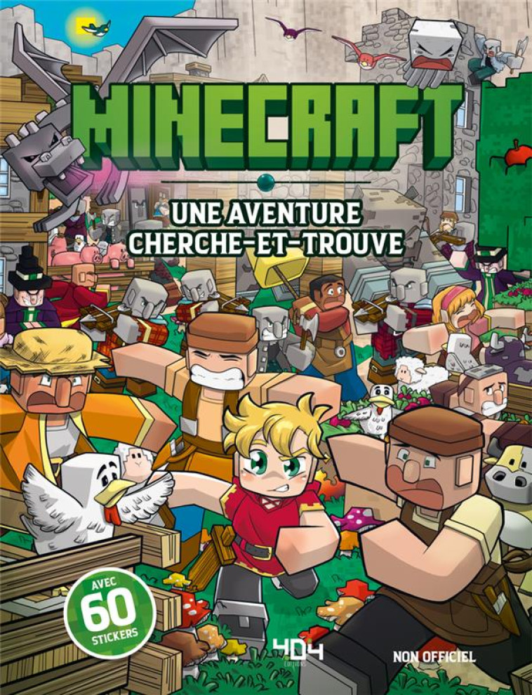 MINECRAFT - UNE AVENTURE CHERCHE-ET-TROUVE NON OFFICIELLE - CLUZEL VALERIE - 404