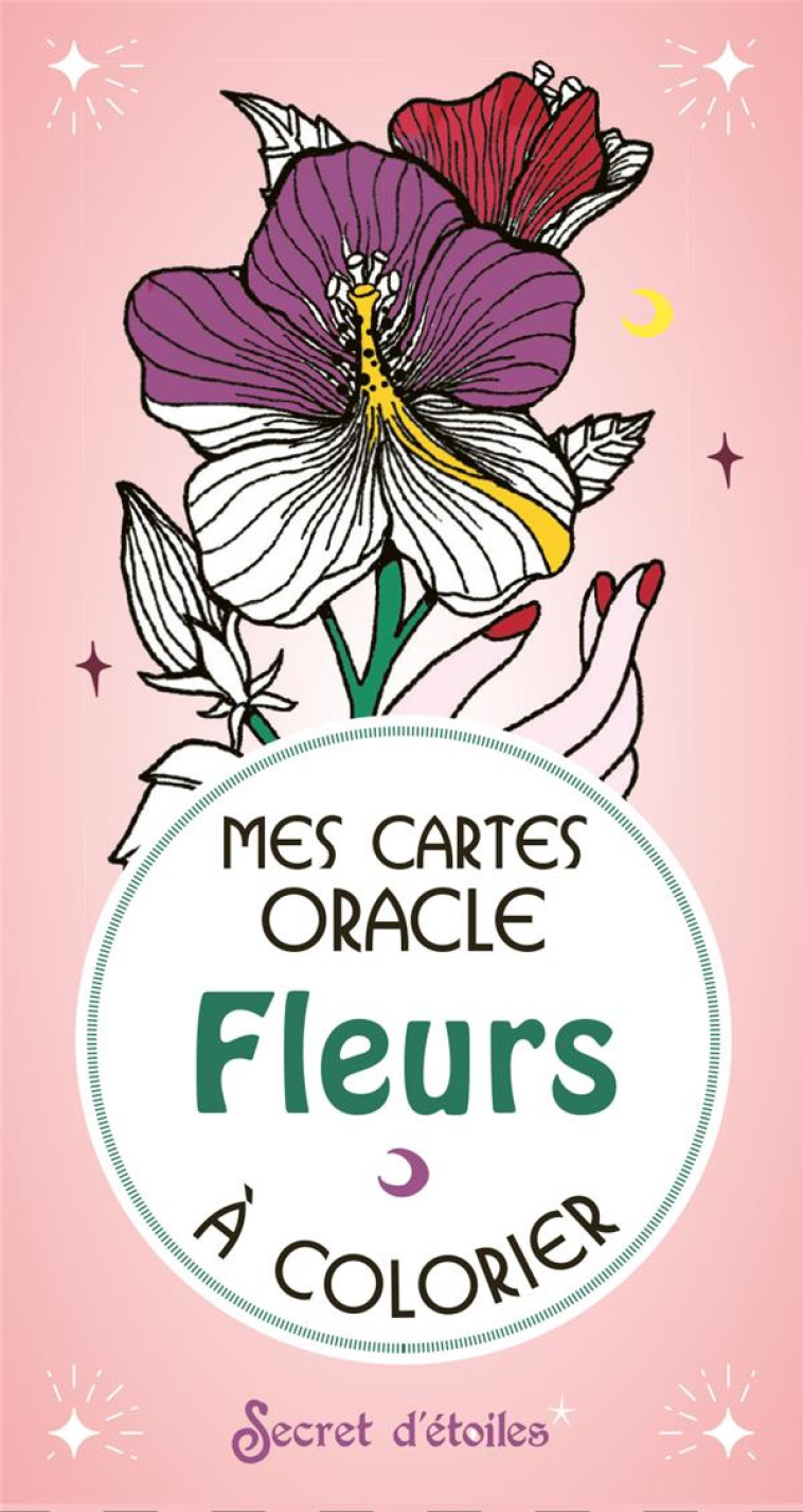 MES CARTES ORACLE FLEURS A COLORIER - CASPER/BOUTON - NC