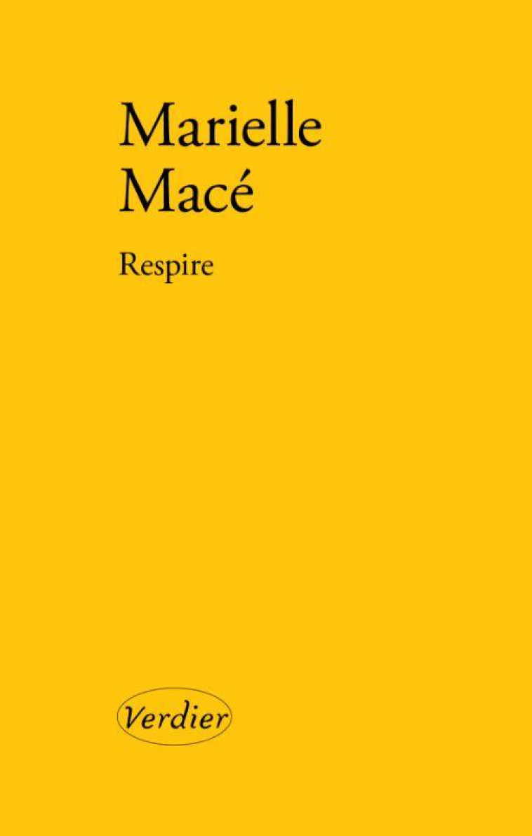 RESPIRE - MACE, MARIELLE - VERDIER