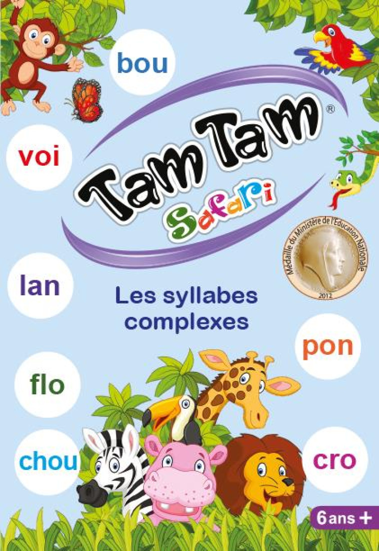 TAM TAM : SAFARI : LES SYLLABES COMPLEXES  -  JOUET - COSTANTINI FREDERIQU - NC