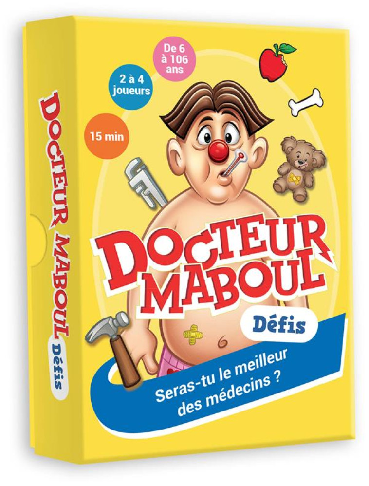 HASBRO - JEUX DE CARTES - DOCTEUR MABOUL - DEFIS - COLLECTIF - NC