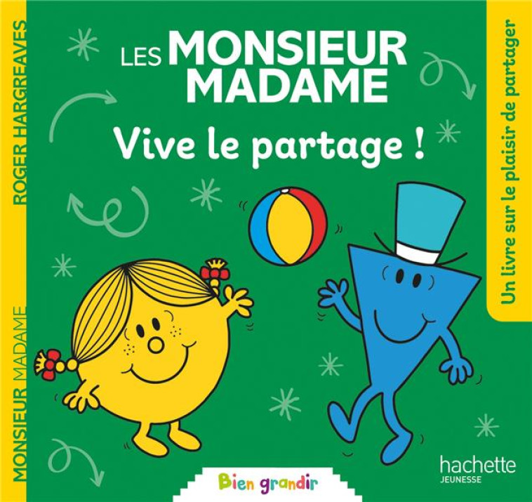 LES MONSIEUR MADAME - VIVE LE PARTAGE - COLLECTION BIEN GRANDIR - SANRIO - HACHETTE