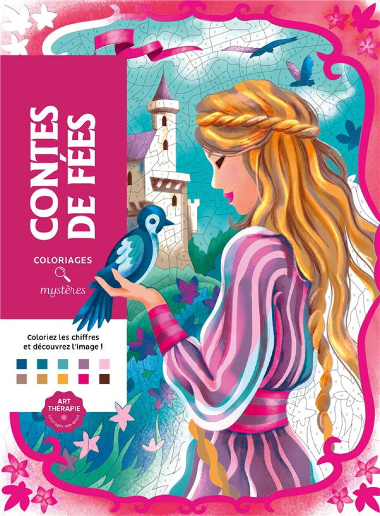 COLORIAGES MYSTERES - CONTES DE FEES - PEREZ C-A. - HACHETTE