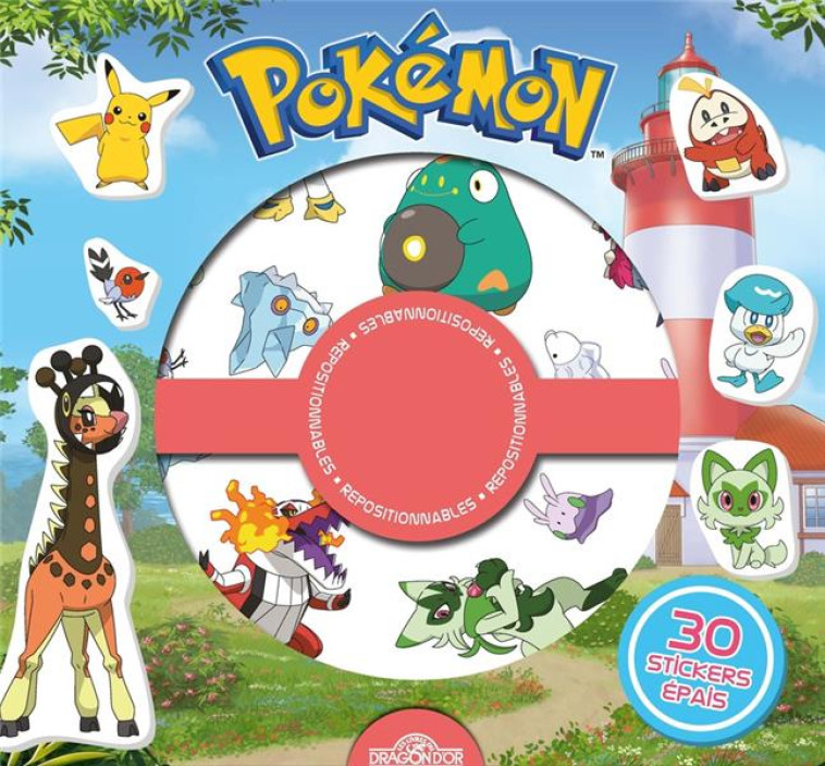 POKEMON - POCHETTE DE STICKERS EPAIS REPOSITIONNABLES - PALDEA - THE POKEMON COMPANY - NC