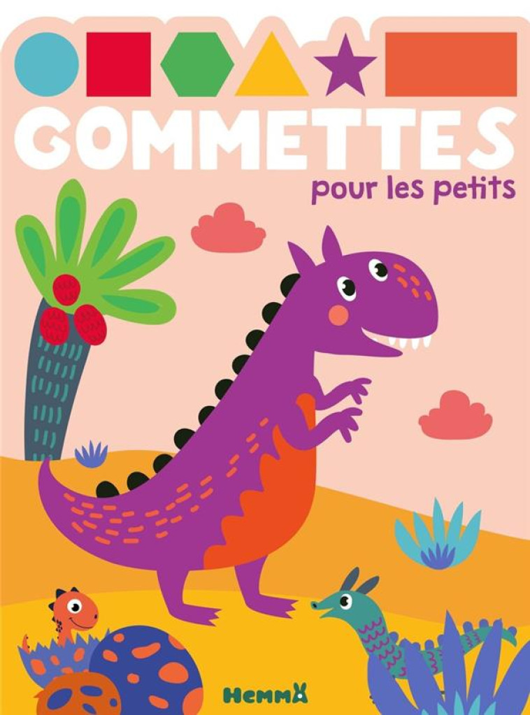 GOMMETTES POUR LES PETITS (DINO) - COLLECTIF - HEMMA