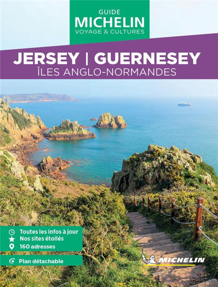 GUIDES VERTS WE&GO EUROPE - GUIDE VERT WE&GO JERSEY, GUERNESEY - ILES ANGLO-NORMANDES - XXX - MICHELIN