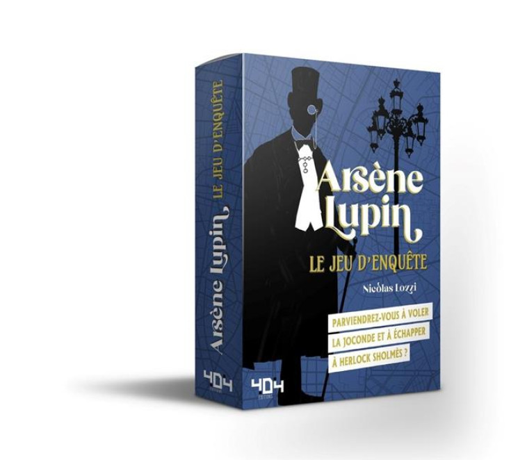 ARSENE LUPIN : LE JEU D-ENQUETE - PARVIENDREZ-VOUS A VOLER LA JOCONDE ET A ECHAPPER A HERLOCK SHOLME - LOZZI/CHAPOULET - NC