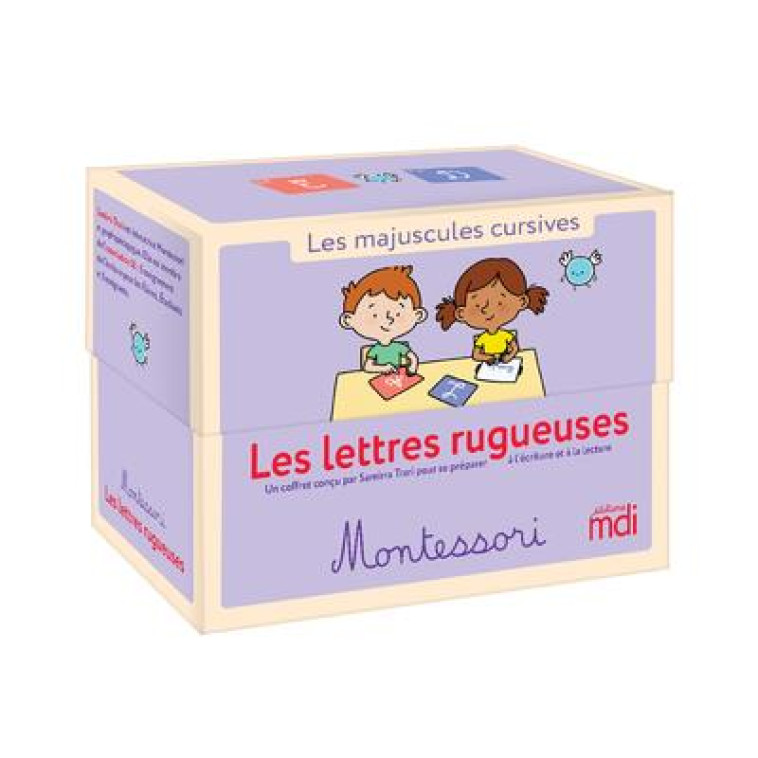 MES CAHIERS D'ECRITURE : LETTRES RUGUEUSES MONTESSORI : MAJUSCULES CURSIVES - TRARI, SAMIRRA - NC