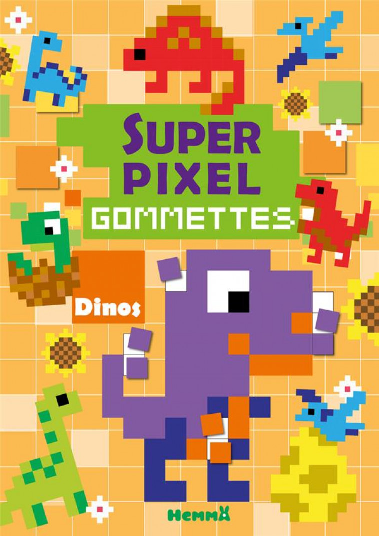 SUPER PIXEL - GOMMETTES - DINOS - COLLECTIF - NC