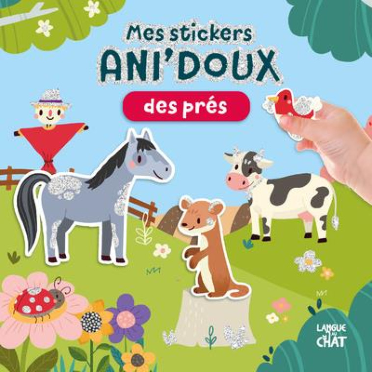 MES STICKERS ANI-DOUX DES PRES - PILLOW/COLLECTIF - LANGUE AU CHAT