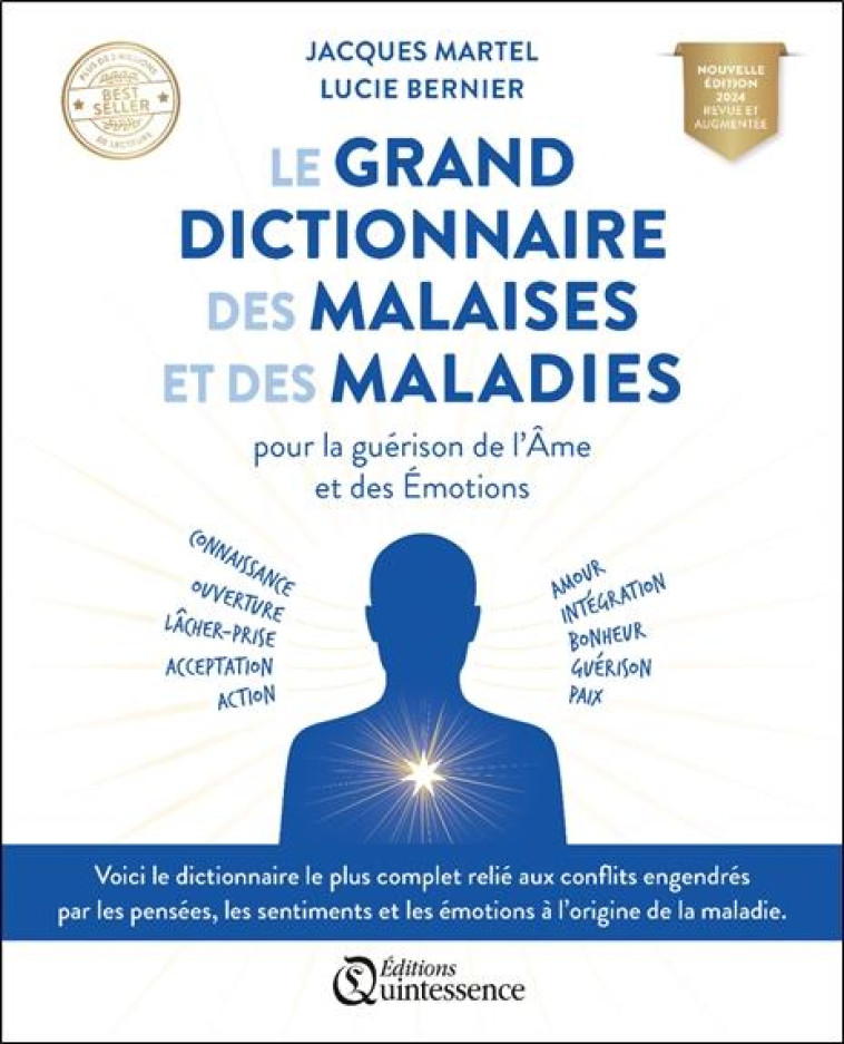 LE GRAND DICTIONNAIRE DES MALAISES ET DES MALADIES : POUR LA GUERISON DE L'AME ET DES EMOTIONS - MARTEL, JACQUES  - QUINTESSENCE