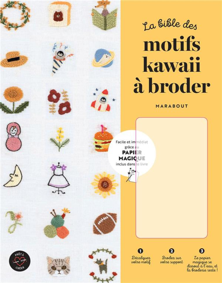 LA BIBLE DES MOTIFS KAWAII A BRODER - COLLECTIF - MARABOUT