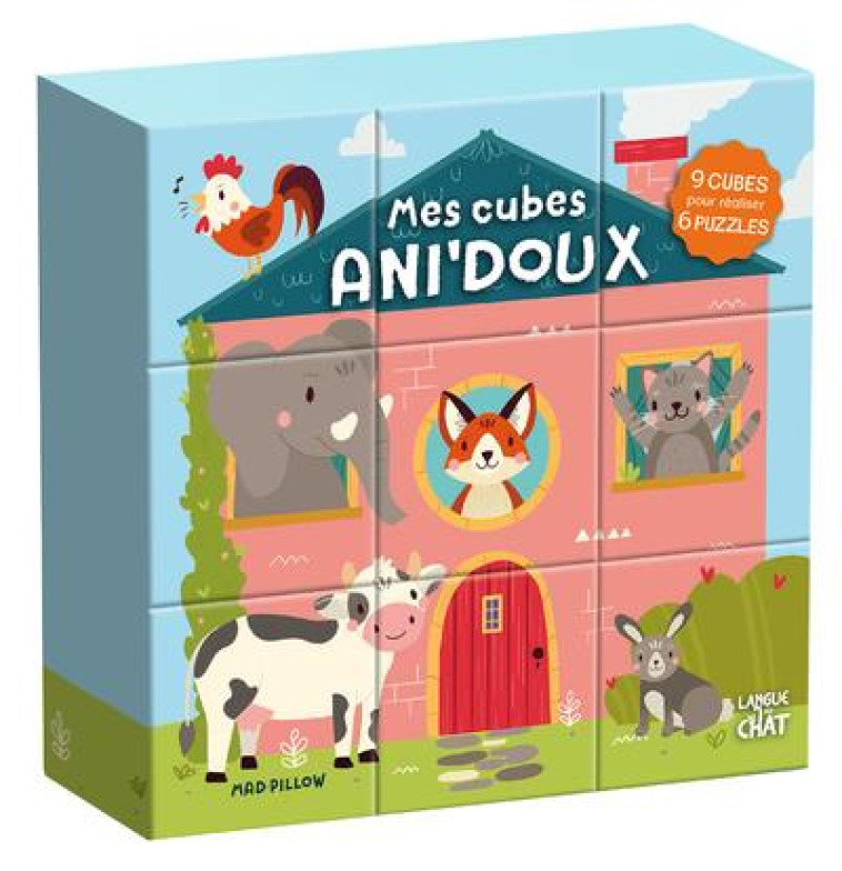 MES CUBES ANI-DOUX - PILLOW/SAVANNAH - NC