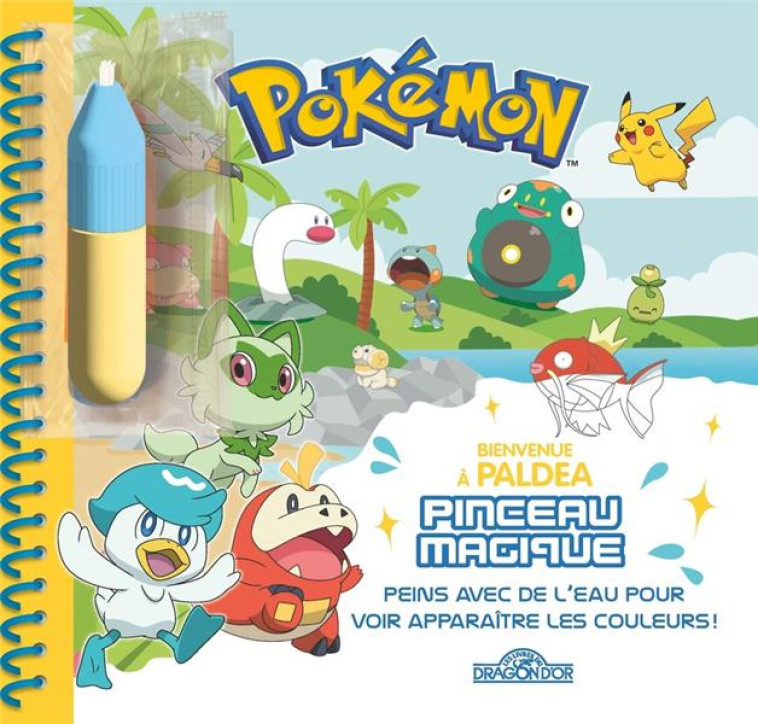 POKEMON - PINCEAU MAGIQUE - BIENVENUE A PALDEA - THE POKEMON COMPANY - DRAGON D'OR