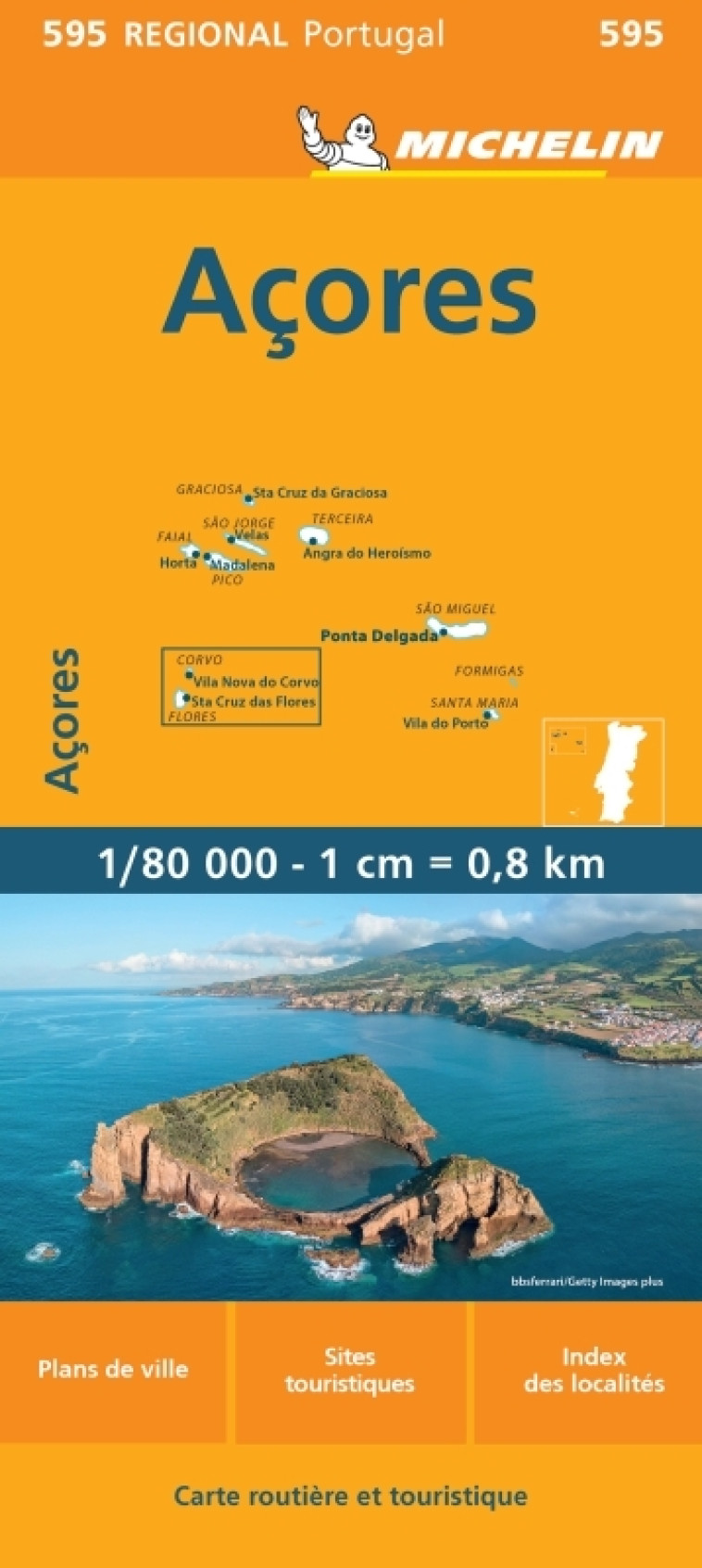 CARTE REGIONALE EUROPE - CARTE REGIONALE ACORES - XXX - MICHELIN