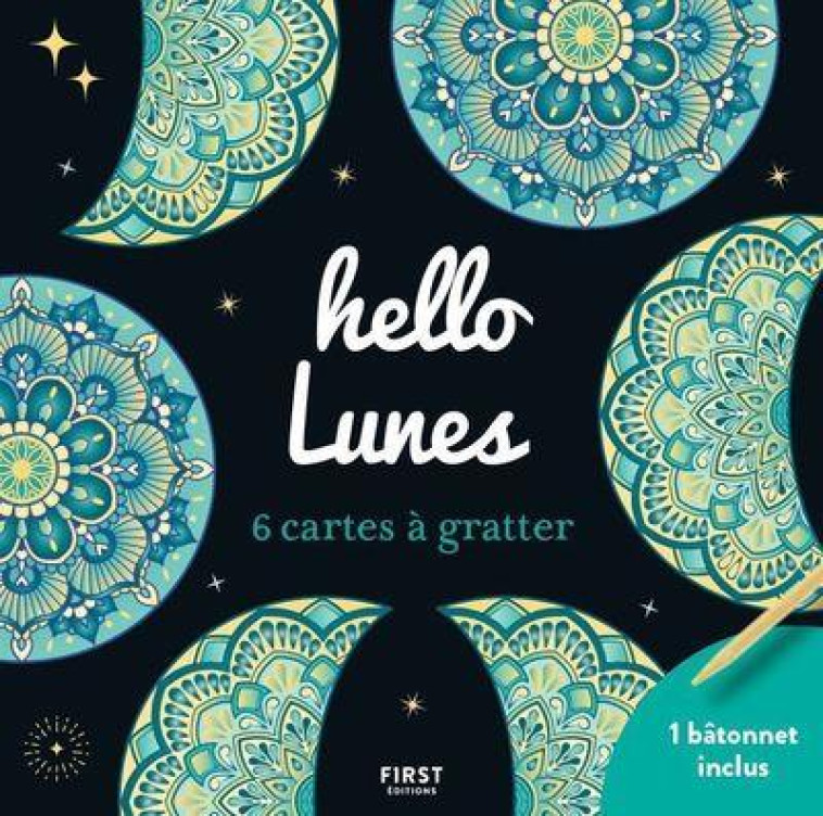 CARTES A GRATTER MINI - HELLO LUNES - MAGANO LISA - NC