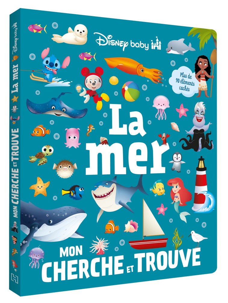 DISNEY BABY - Mon Cherche et Trouve - La Mer - Plus de 90 éléments à trouver - XXX - DISNEY HACHETTE