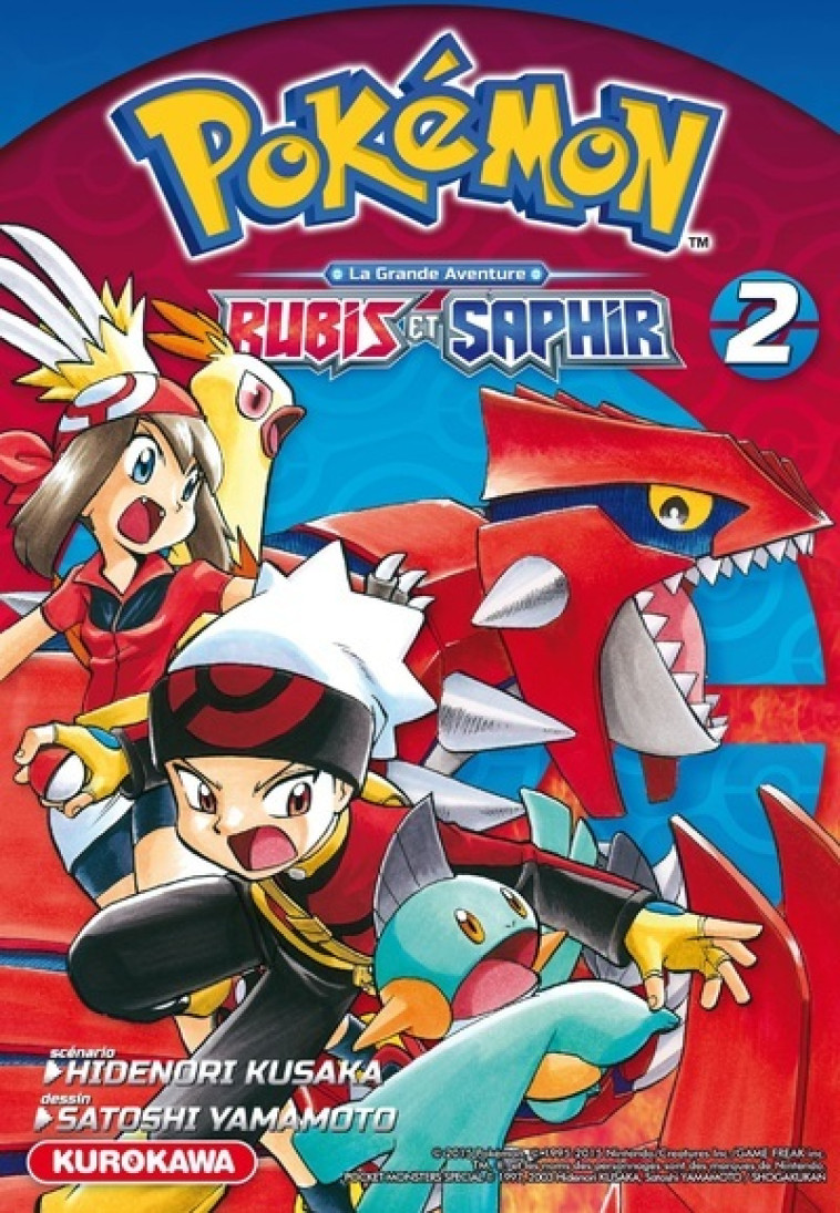 Pokémon Rubis et Saphir - tome 2 - Hidenori Kusaka, Satoshi Yamamoto, Tomoko Kumada - KUROKAWA