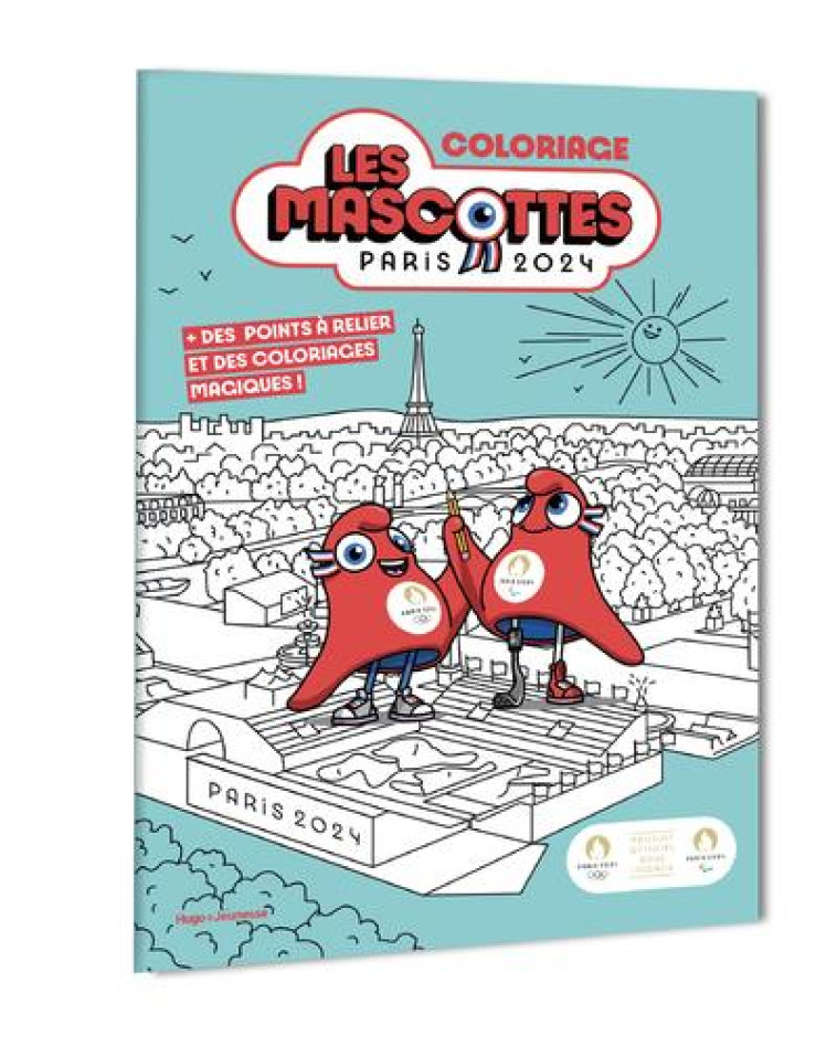 COLORIAGE MASCOTTE PARIS 2024 - PARIS 2024/COLLECTIF - HUGO JEUNESSE