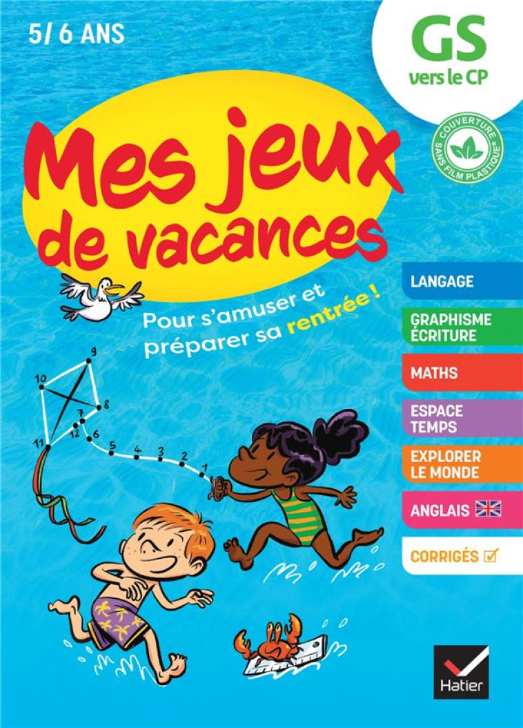 MES JEUX DE VACANCES GS VERS LE CP- 2024 - POUR S-AMUSER ET PREPARER SA RENTREE - DOUTREMEPUICH - HATIER SCOLAIRE