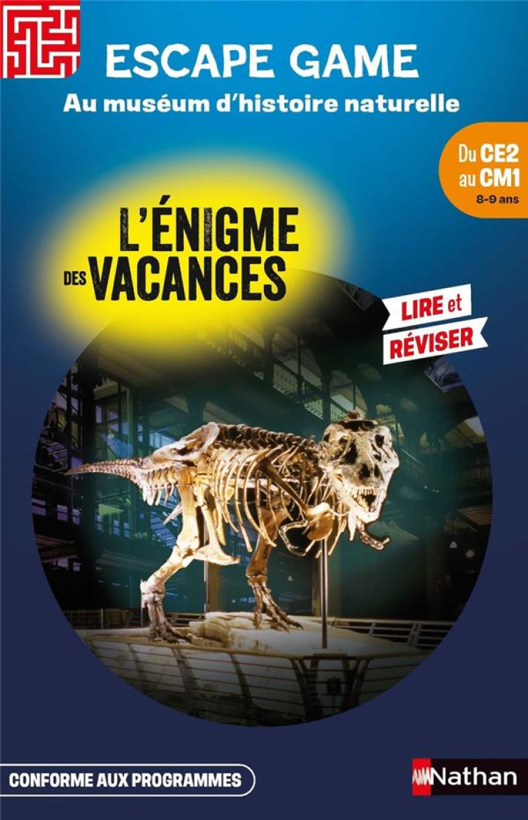 ESCAPE GAME CE2-CM1: AU MUSEUM D-HISTOIRE NATURELLE - ADRIANSEN/TOURY - CLE INTERNAT