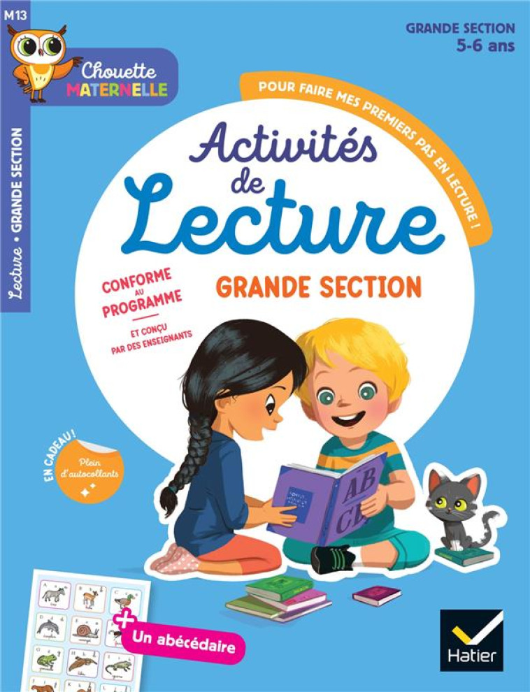 MATERNELLE ACTIVITES DE LECTURE GRANDE SECTION - 5 ANS - CHOUETTE ENTRAINEMENT PAR MATIERE - COHEN/ROULLIER - HATIER SCOLAIRE