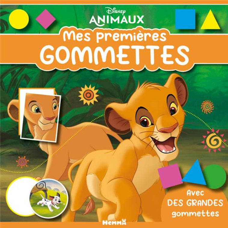 DISNEY ANIMAUX - MES PREMIERES GOMMETTES (ROI LION) - AVEC DES GRANDES GOMMETTES - COLLECTIF - NC