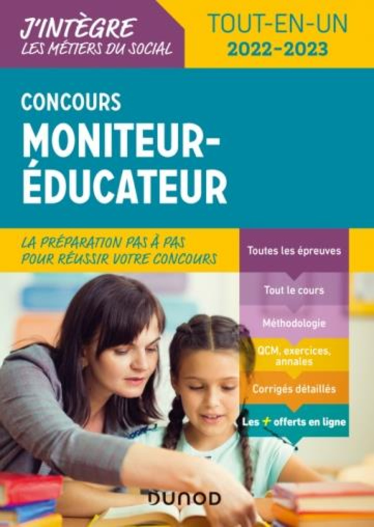 CONCOURS MONITEUR-EDUCATEUR  -  TOUT-EN-UN (EDITION 2022/2023) - LE DU, VALERIE  - DUNOD