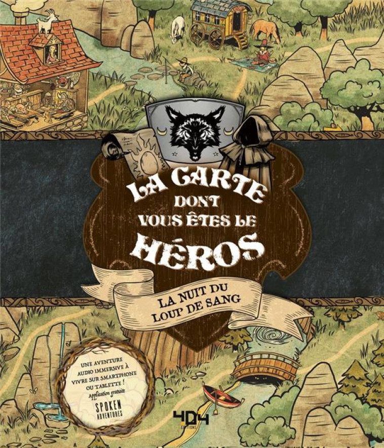 LA CARTE DONT VOUS ETES LE HEROS - LA NUIT DU LOUP DE SANG - MCNEIL - NC