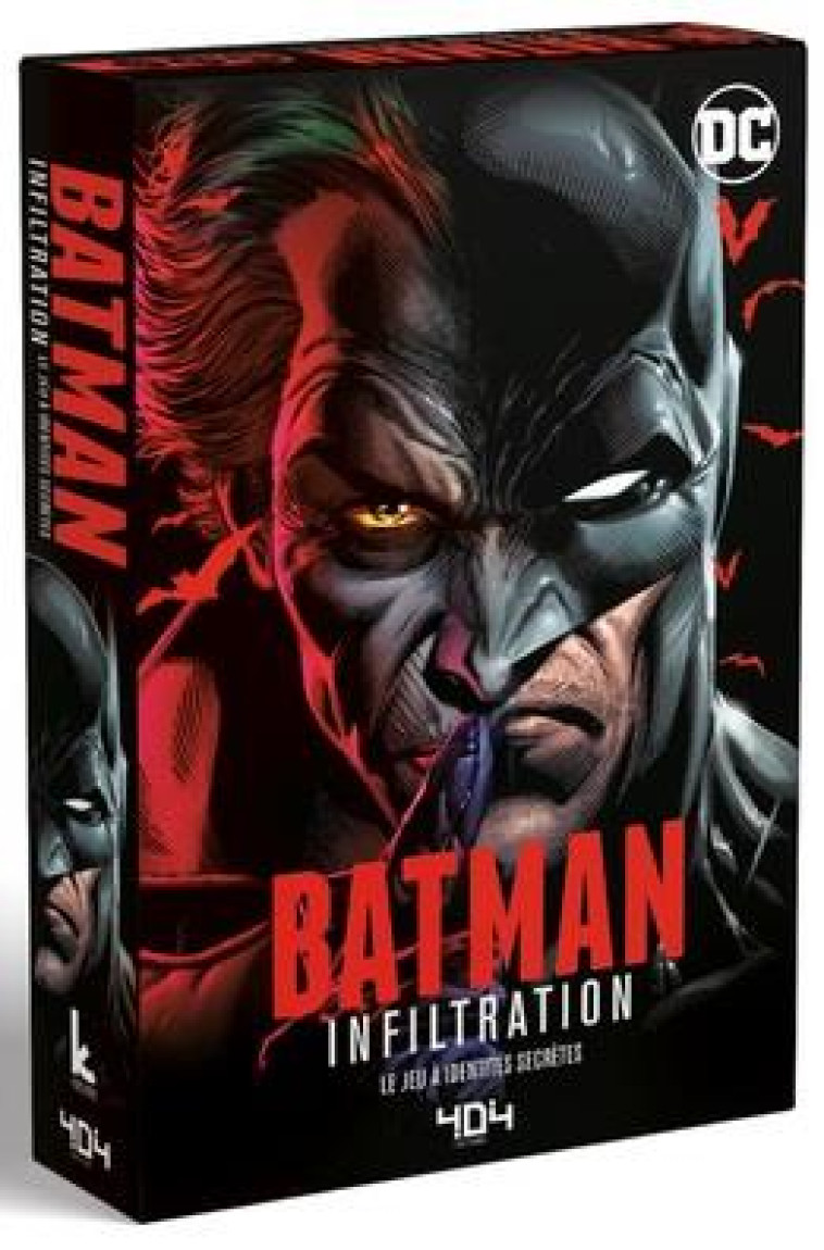 BATMAN - INFILTRATION - LE JEU A IDENTITES SECRETES OFFICIEL - WARNER BROS - NC