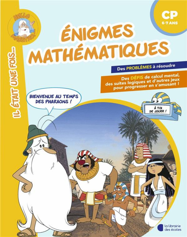 ENIGMES MATHEMATIQUES CP - CLUZEL VALERIE - LIB DES ECOLES