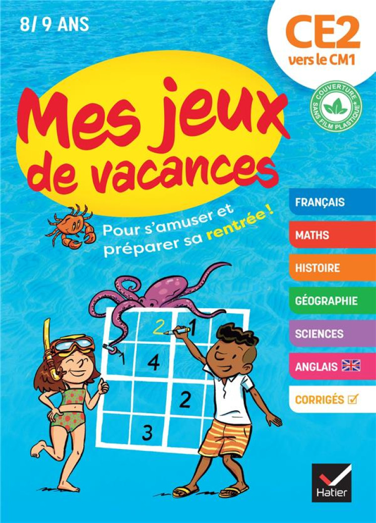 MES JEUX DE VACANCES DU CE2 VERS LE CM1- 2024 - POUR S-AMUSER ET PREPARER SA RENTREE - KASTOR/MALO - HATIER SCOLAIRE