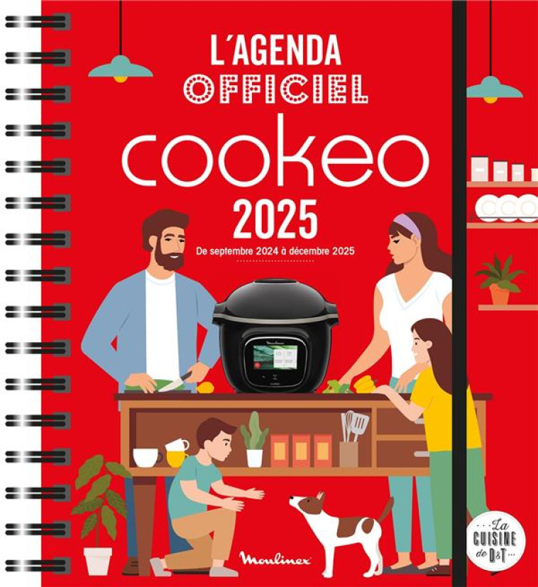 L-AGENDA OFFICIEL COOKEO 2025 - COLLECTIF - NC