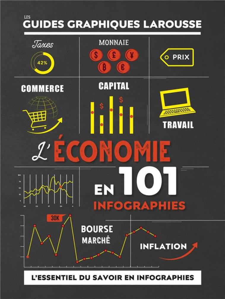 L-ECONOMIE EN 101 INFOGRAPHIES - COLLECTIF - LAROUSSE