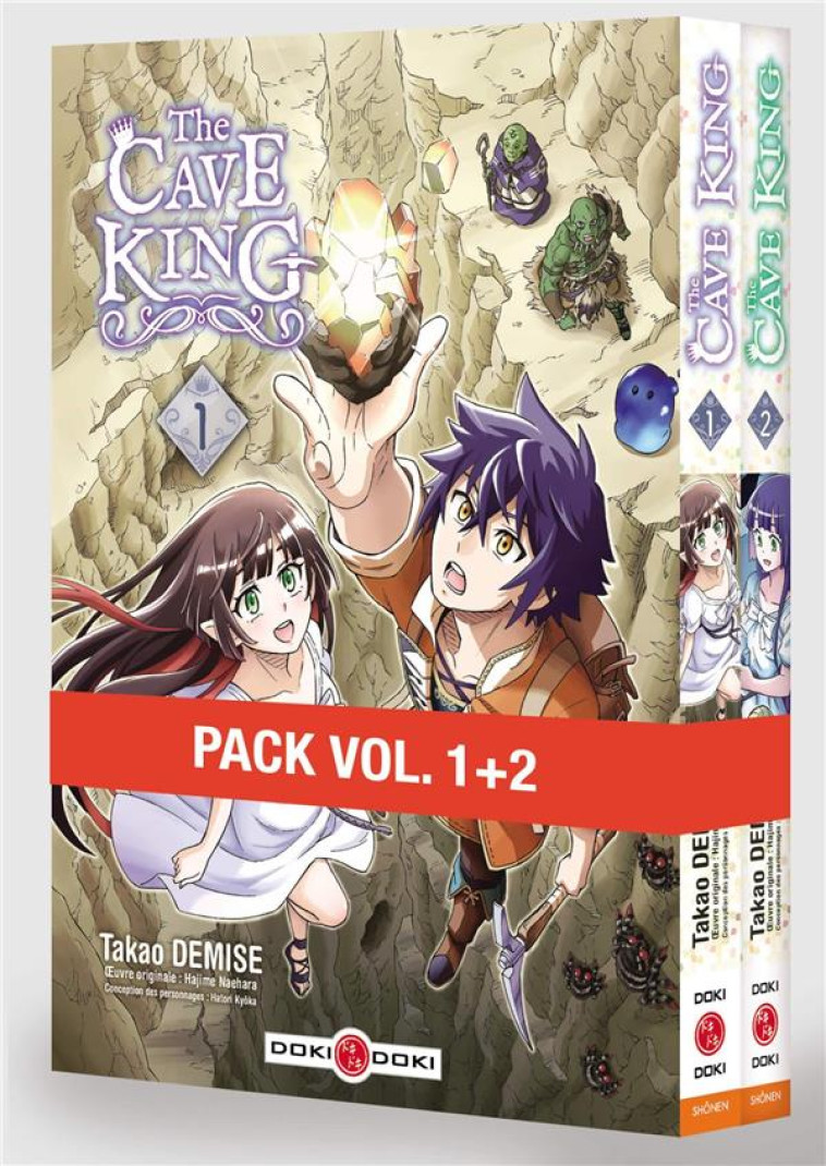 CAVE KING (THE) - THE CAVE KING - PACK PROMO VOL. 01 ET 02 - EDITION LIMITEE - NAEHARA/TAKAO - BAMBOO