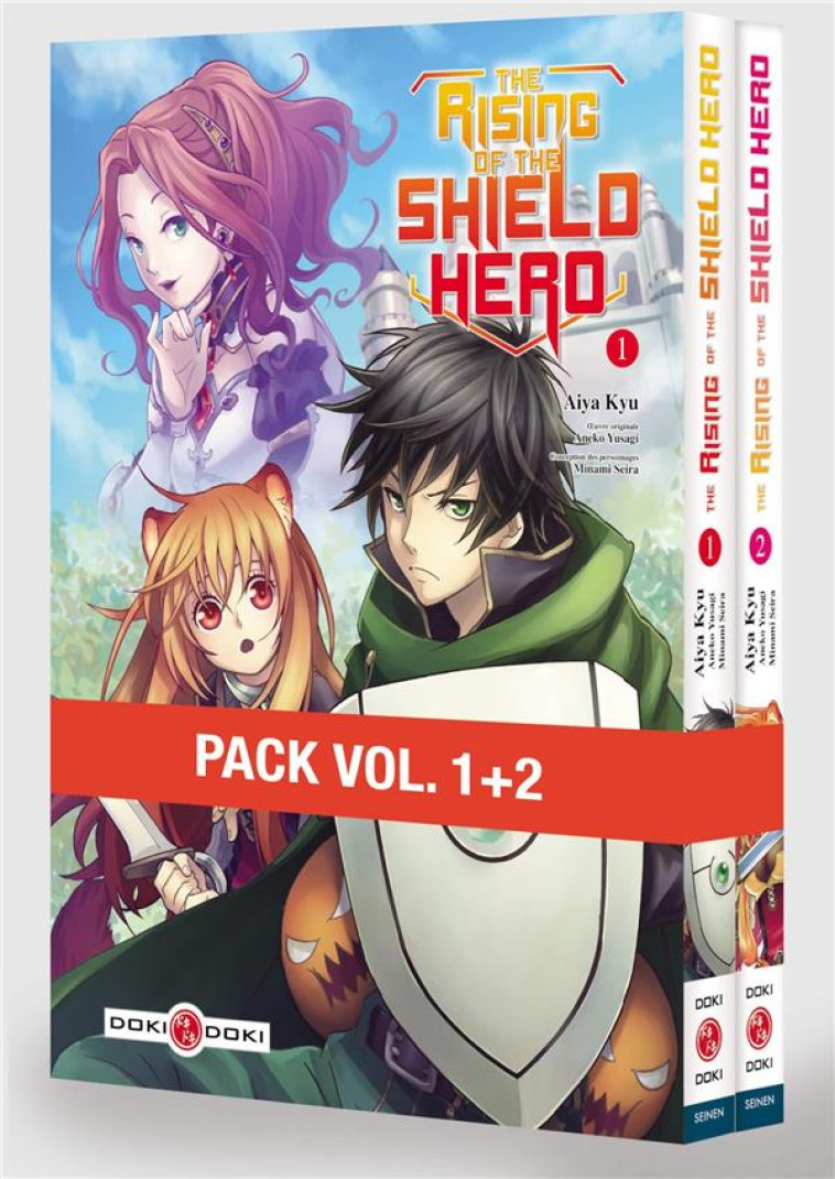 RISING OF THE SHIELD HERO (THE) - THE RISING OF THE SHIELD HERO - PACK PROMO VOL. 01 ET 02 - EDITION - ANEKO/AIYA - BAMBOO