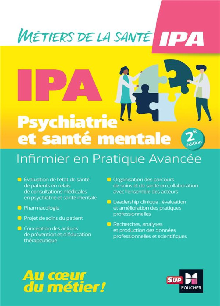 INFIRMIER EN PRATIQUE AVANCEE - IPA - MENTION PSYCHIATRIE ET SANTE MENTALE - CHASSAGNOUX/LASSERRE - FOUCHER